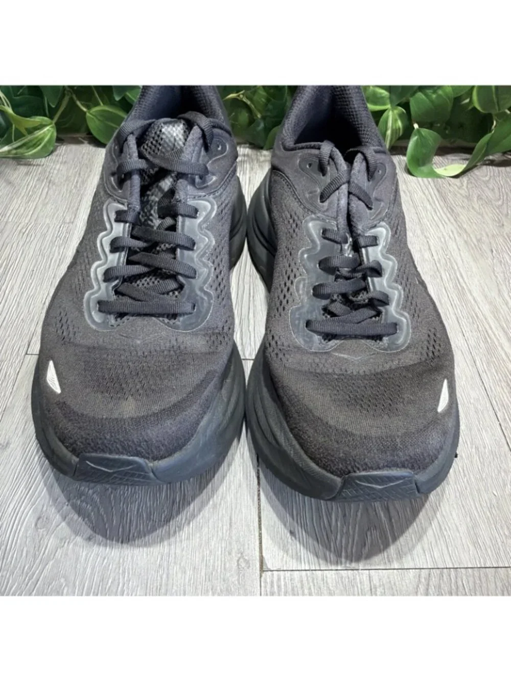 Hoka Bondi 9 Men’s Sz 11 D Black Running Shoes Max Cushion Comfort Sneaker BBLC